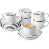 sänger Kaffeetasse mit Untertasse 0,2 l Weiß 12 St.