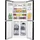 Hanseatic Multi Door »HCDC18080CWDBI«, NoFrost, Wasserspender, Display, 97437200-0 schwarz