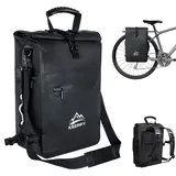 keepify 3in1 Fahrradtasche schwarz