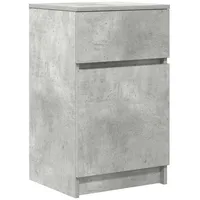 VidaXL Nachttisch Betongrau 39x35x65 cm Holzwerkstoff
