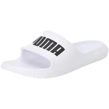 Puma Divecat V2 Lite Slide Sandal, White Black, 48.5 EU
