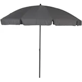 greemotion Terrassenschirm aus Stahl mit Schirm in Anthrazit, UV35+, Ø 240 cm