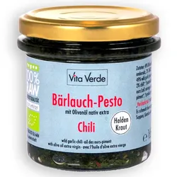 Heldenkraut - Bärlauch-Chili-Pesto - bio & roh (0.165l)
