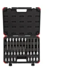 Gedore red Bit-Satz, Schraubendreher-Einsatz-Set für Vielzahn-Schrauben, Schraubenzieher-XZN-Bits, Werkzeug, R68003026
