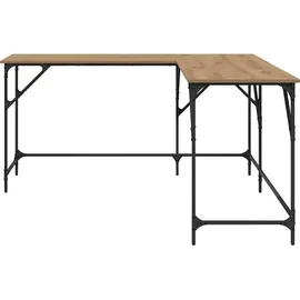 vidaXL Schreibtisch Artisan-Eiche 149 x 149 x 75 cm
