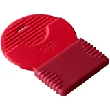 Kuhn Rikon Swiss Reinigungsschaber, Glaskeramikkochfeldreiniger, Red