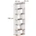 Vicco Raumteiler Eneos 60 x 186 x 24 cm Weiß
