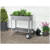 bellavista - Home & Garden® Hochbeet mit Rädern, aus Stahl