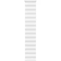 vidaXL Doppelrollo Zebrarollo 45 x 230 cm weiß