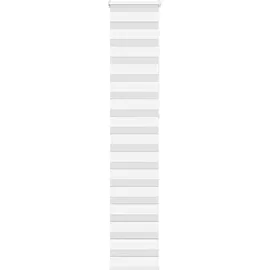 vidaXL Doppelrollo Zebrarollo 45 x 230 cm weiß