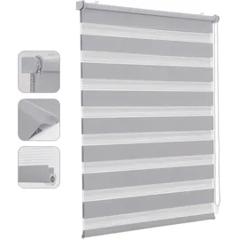Sekey Doppelrollo 90 x 130 cm grau