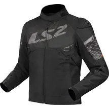 LS2 Apex Textiljacke Schwarz/Grau L