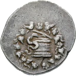 Pergamon Cistophor Silbermünze 2.-1. Jhdt. v. Chr.