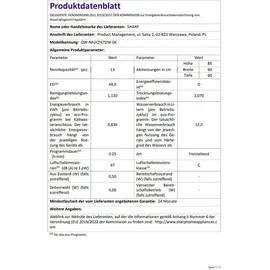 Sharp QW-NA1CF47DW-DE