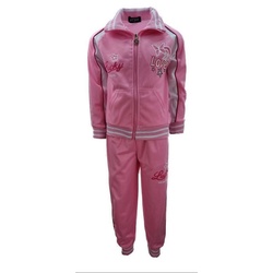 Hessis Jogginganzug Süßer Mädchen Trainingsanzug, MF30 (Set, Jacke mit Jogginghose), bestehend aus Jacke und Jogginghose rosa 122