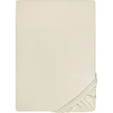 biberna Spannbettlaken Jersey-Elasthan 140 x 200 - 160 x 220 cm grau