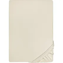 biberna Spannbettlaken Jersey-Elasthan 140 x 200 - 160 x 220 cm grau