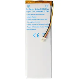 AccuCell Akku passend für Becker Active 6 LMU Plus Akku 334517373442, SR3840100, 335000000000, 334532320611