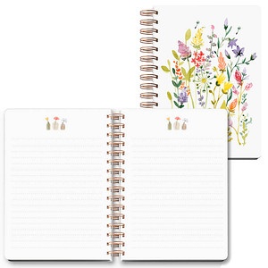 LUMA Notizbuch Classic Wildblumen DIN A5 liniert, mehrfarbig Hardcover 100 Seiten