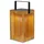NEW GARDEN Laterne aus Bambus 9 lm IP54 Akku/Solar beige