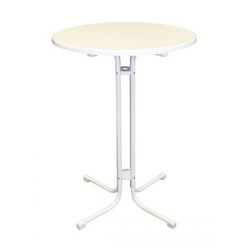 Gastro Stehtisch Monaco Ø700 mm, weiß