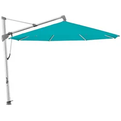 Glatz Ampelschirm Sombrano S+ ø 350 cm Polyacryl Blau Lagoon