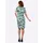 Lady Webkleid Etuikleid Mehrfarbig 46