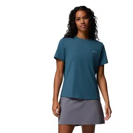 Columbia Sun Trek II Kurzarm-T-Shirt Everblue XS