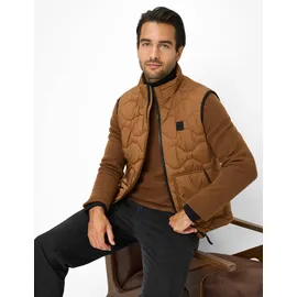 Brax Herren, Steppweste Style BOB toffee, braun, Gr. M