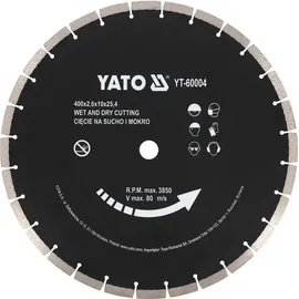 Yato Diamanttrennscheibe für Beton 400 x 25,4 mm