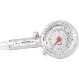 Flaig Reifendruckmesser 0-4 bar Reifendruckprüfer mit Ablassventil