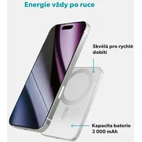 Epico UltraPack Slim Mag+ Aluminium-Powerbank - Silber