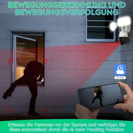 LuVision PTZ Überwachungskamera Weiß