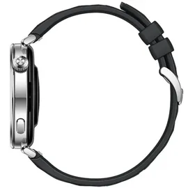 Huawei Watch GT 5 41 mm Silber Fluorelastomer-Armband Schwarz