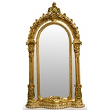 Casa Padrino Barock Standspiegel Gold 134 x H. 257 cm - Edel & Prunkvoll