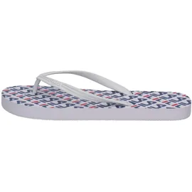 Fila Damen Troy Logo Slipper wmn Hausschuh, White, 40 EU