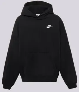 NIKE HOODIE K NSW CLB FLC OS HDY - Schwarz - 147-158