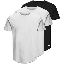 Jack & Jones T-Shirt 3 Pack T-Shirt Rundhals JJENOA TEE