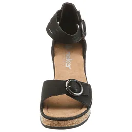 Rieker Keilsandaletten Damen Schwarz 40