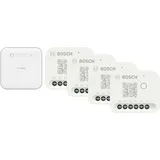 Bosch Smart Home Starterset mit Controller II & 4 Licht-/Rollladensteuerungen, weiß (8750002078BL4)