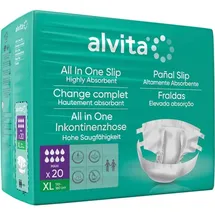 Alvita All-in-One Inkontinenzhose Maxi XL 20 St.