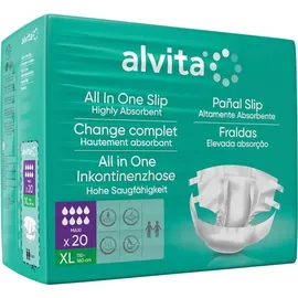 Alvita All-in-One Inkontinenzhose Maxi XL 20 St.