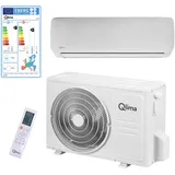 QLIMA Split Klimaanlage Klimagerät Inverter Heizfunktion A++ 2,6 kW 9.000 BTU