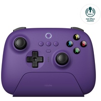 8bitdo Ultimate 2.4G Wireless Controller, Hall Effect Joystick Update, Gaming Controller with Charging Dock for PC, Android, Steam Deck & Lila