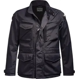 Blauer H.T. Ethan Textiljacke Blau L