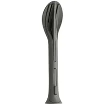 Koziol Klikk Pocket Besteck-Set 3-teilig nature ash grey
