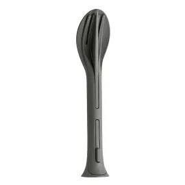 Koziol Klikk Pocket Besteck-Set 3-teilig nature ash grey