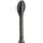 Koziol Klikk Pocket Besteck-Set 3-teilig nature ash grey