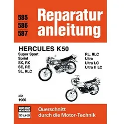 Motorbuch Bd. 585 Reparatur-Anleitung Hercules K50 ab 1966