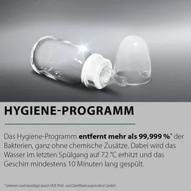 Bauknecht B2F HD624 A Geschirrspüler (freistehend, 598 mm breit, Weiß)